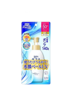 Супер увлажняющий водостойкий солнцезащитный гель с дозатором SKIN AQUA SPF50+ PA++++ (140 гр)