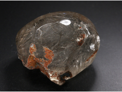 Кварц горный хрусталь с рутилом (рутиловый), полировка, Бразилия (48*39*38 мм, 107 г) №29899