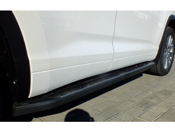 Пороги OEM на Toyota Highlander (2014-...)