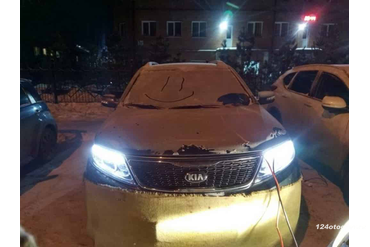 Отогрев KIA Sorento в Октябрьском районе