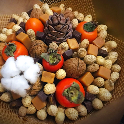 съедобный букет на новый год