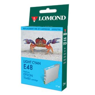 Картридж для принтера Epson, Lomonnd E48 Light Cyan, Светло-голубой, 17мл, Водорастворимые чернила