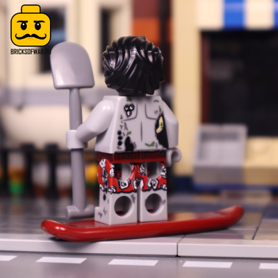 Конструктор фигурки Зомби Апокалипсис 3 штуки с кладбищем и аксессуарами, совместимы с Лего