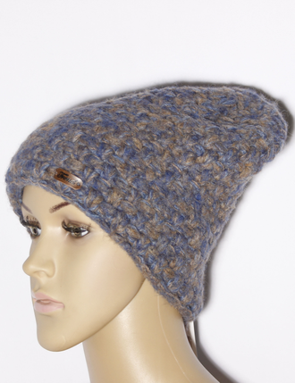 Екатеринбург. Шапка женская "Колпак букле" 11465  серая, синяя, чёрная