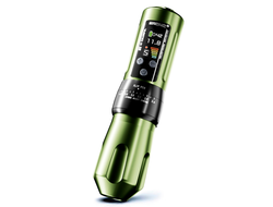 Беспроводная тату машинка BRONC X2 Adjustable Stroke 11 Options Army Green