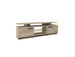 Гостиная OSLO (ОСЛО)  - OSLO 3 Тумба ТВ Дуб Серый Craft - Черный