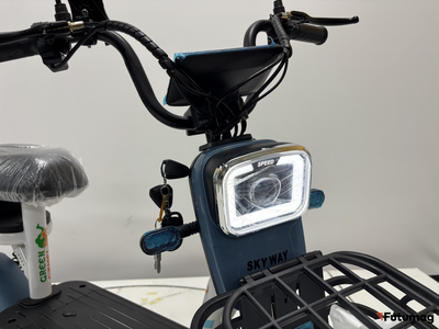 Электромопед GreenCamel Тайфун Sky Way (500W 48V12Ah ) быстросъем синий