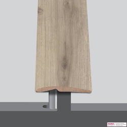 Профиль переходной Haro Дуб Эмилия Вельвет Серый 410691, 0,9 м