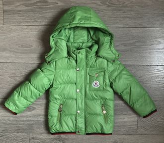 М.17-62 Куртка Moncler зеленая  (98,110,116,122)