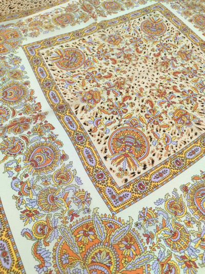 Павловопосадский платок Индийское лето 1206-3