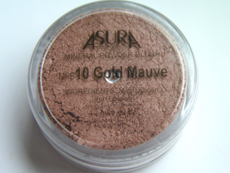 Минеральные румяна ASURA 10 Gold Mauve