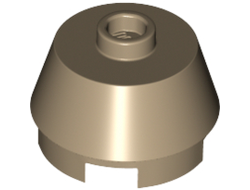 Cone 2 x 2 Truncated, Dark Tan (98100 / 6257533)
