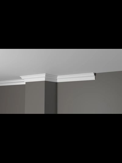 Потолочный плинтус с гладким профилем из дюрополимера Decor Dizayn (Декор Дизайн)- DD22