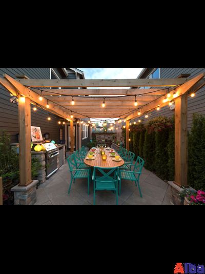 Ламполайт 10*0,2 м, черный провод