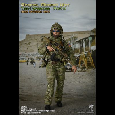 БОЕЦ СИЛ СПЕЦИАЛЬНЫХ ОПЕРАЦИЙ США - Коллекционная ФИГУРКА 1/6 scale SMU Tier 1 Operator Part XI Quick Response Force (26040B) - Easy&amp;Simple
