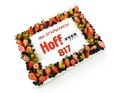 Корпоративный прямоугольный торт