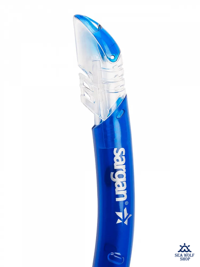 Маска с трубкой Sargan "НЕРО" черно-синий