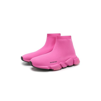 Pink balenciaga speed trainers new arrivals