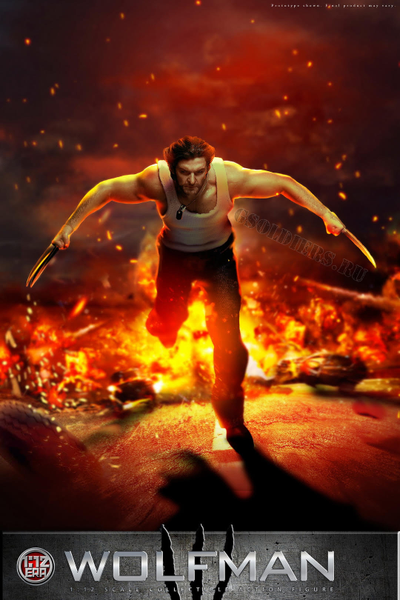 Росомаха, Логан, Люди Икс, Марвел фигурка 1/12 The Wolfman, Wolverine, Logan, X-Men,  Marvel (EA001)