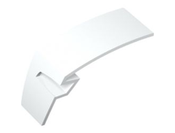 Technic, Panel Car Mudguard Left, White (61071 / 4540101 / 6015597)