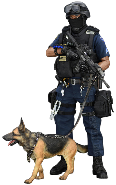 Нью-Йоркский полицейский с собакой K-9 - Коллекционная