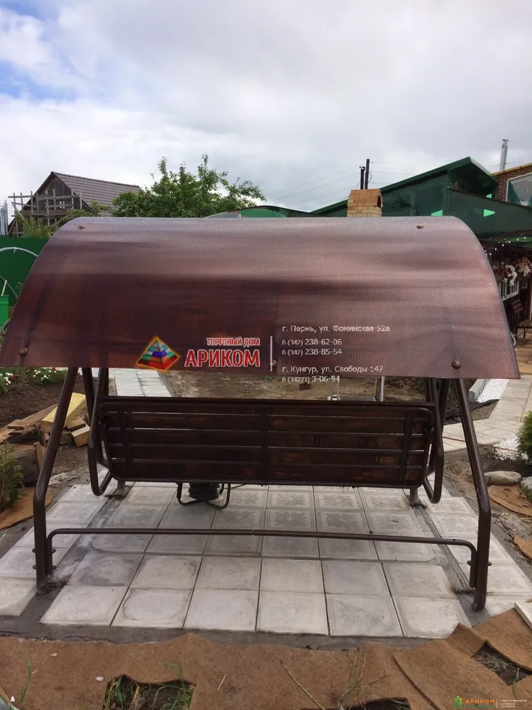 Качель с 6мм -ым коричневым 