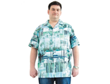 Рубашка сорочка-гавайка мужская большого размера Артикул: 20103 Размер 82