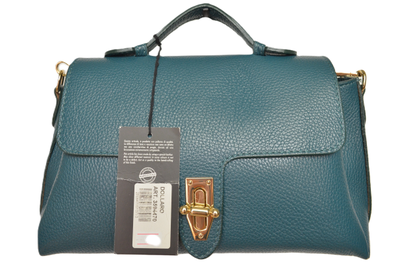 Сумка Италия женская бирюзового цвета
