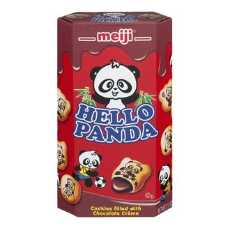 Печенье Meiji Hello Panda с шоколадной начинкой 45 гр (10 шт)*8