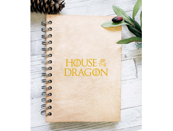 Скетчбуки деревянные Дом Дракона, House of the Dragon