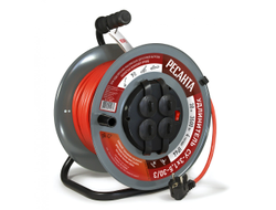 Удлинитель силовой на металлической катушке Ресанта СУ-3х1,5-50/3