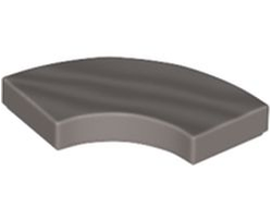 Tile, Round Corner 2 x 2 Macaroni, Metallic Silver (27925 / 6345721)