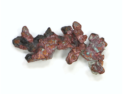 Медь самородная, коллекционный образец, Казахстан (31*17*7 мм, вес: 5 г) №21937