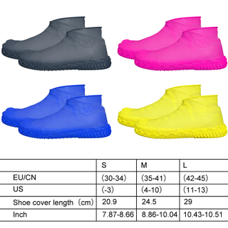 Водонепроницаемые бахилы от дождя waterproof silicone shoe cover оптом