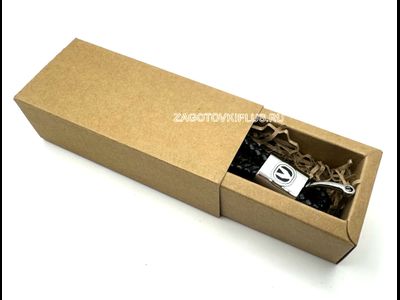 Подарочная коробочка mini крафт