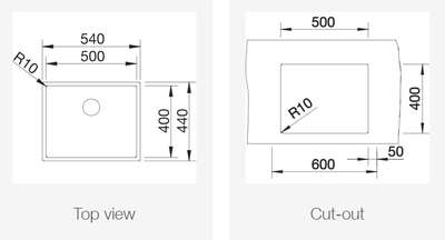 Мойка Blanco Claron 500-U