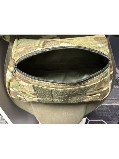 Подсумок напашный утилитарный, паховая сумка для напашника и бронежилета, цвет МУЛЬТИКАМ