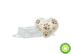 Пластиковая форма для мыла Собачье сердце