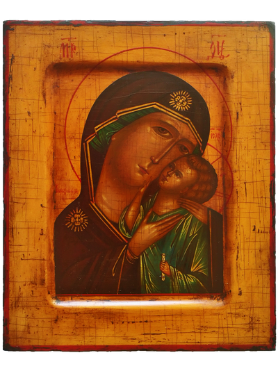 Корсунская Икона Пресвятой Божией Матери. Рукописная икона.