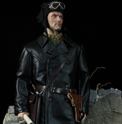 Советский танкист (командир танка) - коллекционная фигурка 1/6 WWII The Soviet Tank Corps Suit AL100012B - Alert Line