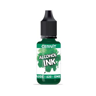 алкогольные чернила Cernit alcohol ink, цвет-emerald green 620 (изумрудный), объем-20 мл