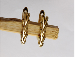 Швензы форма №4  покрытие  Люкс  1 пара цвет золото