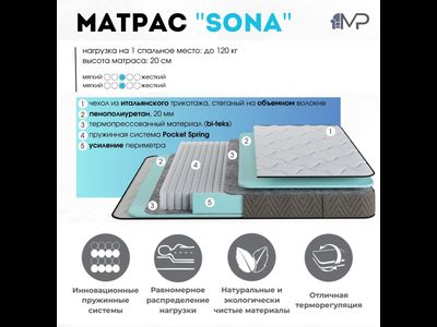 Матрас "Sona" Сона (МР)