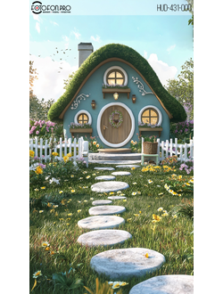 Фотофон виниловый «Лесной домик»