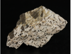 Гранит письменный, пегматит, необработанный, Россия, Мурманская обл. (45*25*21 мм, 26 г) №37789