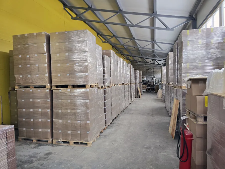 Складское помещение для готовых палочек