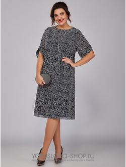 Модель: А-3958. Воздушное и нежное нарядное платье из шифоновой ткани.