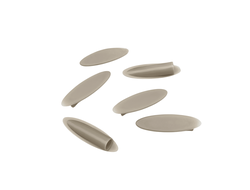 Заглушка под косой шуруп С1-09 хаки серый (100 шт)