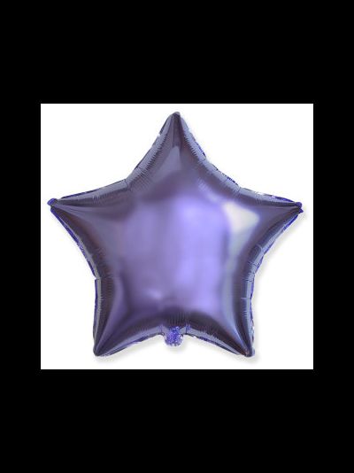 Шар фольгированный с гелием &quot;Звезда лавандовая&quot; 45см