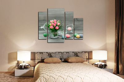 Модульная картина "Запах пасхи"